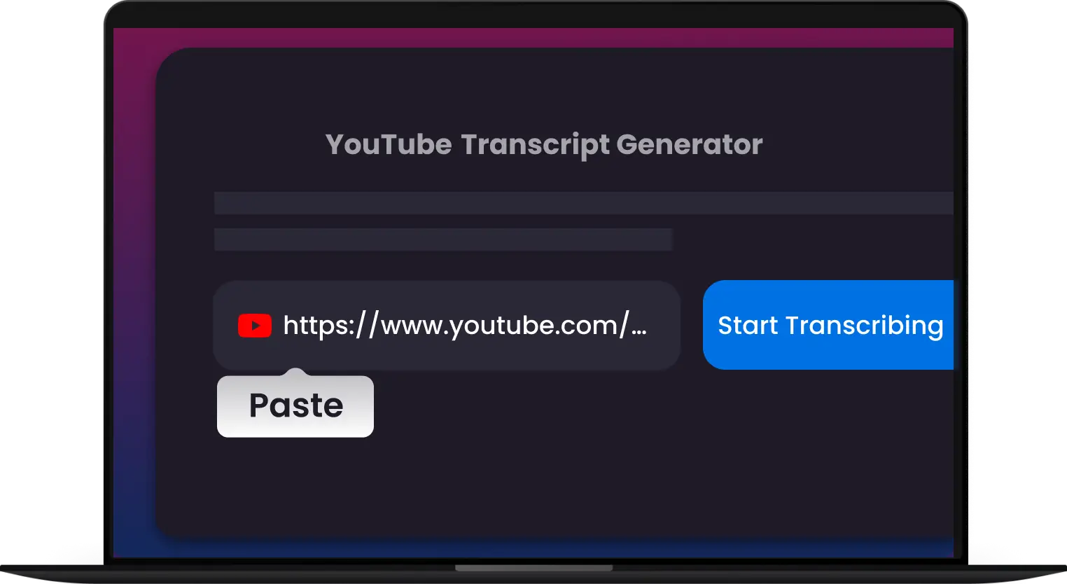 Paste the Link